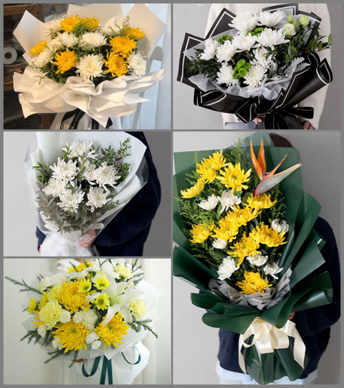 海南海口市秀英区秀英街道秀海社区白事花束代送